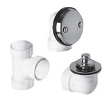Mountain Plumbing Universal Economy Lift & Turn Plumber's Half Kit for Bath Waste and Overflow - English Bronze - BDWPLTA/EB
