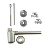 Mountain Plumbing Complete Lavatory Supply With Decorative Bottle Trap Kit - Straight - Oil Rubbed Bronze - MT4420-NL/ORB