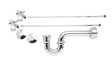 Mountain Plumbing Lavatory Supply Kit With P-Trap - Satin Chrome - MT4432X-NL/SC