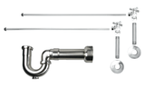 Mountain Plumbing New England Lavatory Supply Kit - Angle - Satin Chrome - MT616MASS-NL/SC