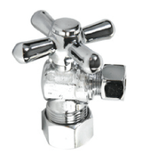 Mountain Plumbing Mini Cross Handle Angle Valve - Brushed Nickel - MT616-NL/BRN