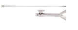 Mountain Plumbing Toilet Supply Kit - Straight Sweat - Polished Chrome - MT4811X-NL/PN