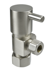 Mountain Plumbing Compression Angle Valve - Polished Brass - MT5003L-NL/PVD
