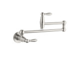 Pfister Wall Mount Pot Filler Faucet - Stainless Steel - GT533-TDS