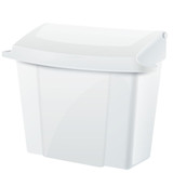 Alpine Sanitary Napkin Receptacle, White - ALP451-WHI