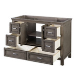 Foremost BAGV4822D Brantley 48" Vanity Cabinet with Doors & Drawers & Adjustable Shelf - Distressed Grey