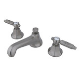 Kingston Brass Two Handle 8" to 16" Widespread Lavatory Faucet with Brass Pop-Up Drain - Satin Nickel KS4468GL