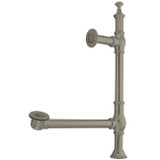 Kingston Brass CC3098 Edwardian British Lever Style Clawfoot Tub Waste And Overflow Drain - Brushed Nickel