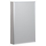 Foremost 19" x 30" Medicine Cabinet with Beveled Mirror and Interior Mirror - Brushed Nickel
