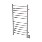 Amba RWHL-CB Radiant Large Hardwired Curved Towel Warmer - Brushed - 24 in. x 41 in. x 5 in.