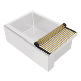Whitehaus WHNPLRM-B  Noah Plus Stainless Steel Removable Roll Mat - Brass