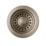 Whitehaus WC2BASK-BN 2" Basket Strainer - Brushed Nickel