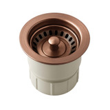 Whitehaus WC2BASK-ACO 2" Basket Strainer - Antique Copper