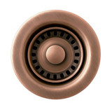 Whitehaus WC2BASK-ACO 2" Basket Strainer - Antique Copper