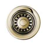 Whitehaus WC2BASK-B 2" Basket Strainer - Polished Brass