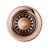 Whitehaus WC2BASK-CO 2" Basket Strainer - Polished Copper