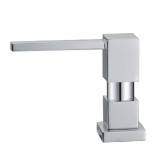 Whitehaus WHSQ-SD003-BN Q-Haus Brass Soap / Lotion Dispenser - Brushed Nickel
