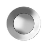 Whitehaus WHSP10153-000-BSS Solid Stainless Steel Pop-up Sink Drain with Overflow - Brushed Stainless Steel