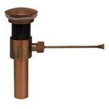 Whitehaus WHP314-1-ACO Pop-up Mechanical Sink Drain - Antique Copper