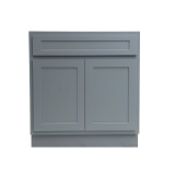 Vanity Art  VA4033G 33 Inch Vanity Cabinet -Grey