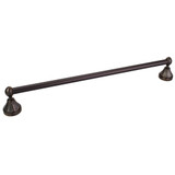 Hardware Resources Newbury 24 Inch Towel Bar - Brushed Oil Rubbed Bronze - BHE3-04DBAC