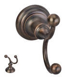 Hardware Resources BHE5-02DBAC Fairview Robe Hook - Brushed Oil Rubbed Bronze
