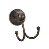 Hardware Resources Newbury Robe Hook - Brushed Oil Rubbed Bronze - BHE3-02DBAC-R