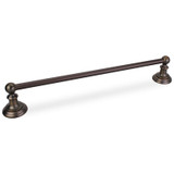 Hardware Resources Fairview 24 Inch Towel Bar - Brushed Oil Rubbed Bronze - BHE5-04DBAC-R