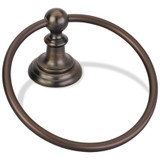 Hardware Resources Fairview Towel Ring - Brushed Oil Rubbed Bronze - BHE5-06DBAC-R