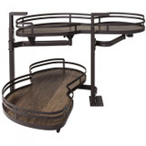 Hardware Resources BCSO218BOWD-LH 18" Blind Corner Swing Out, Left Handed Unit