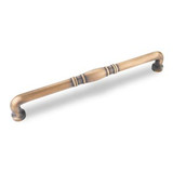 Hardware Resources Z290-12ABSB Durham 13 Inch L Turned Appliance Pull Handle - Antique Brushed Satin Brass