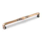 Hardware Resources Durham 13 Inch L Turned Appliance Pull Handle - Antique Brushed Satin Brass - Z290-12ABSB