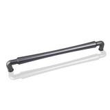 Hardware Resources Bremen 12-11/16 Inch L Gavel Appliance Pull Handle - Gun Metal - 537-12DACM
