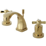 Kingston Brass KS4942ZX Two Handle Mini Widespread Lavatory Faucet - Polished Brass