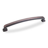 Hardware Resources Belcastel 19-1/4 Inch L Forged Look Flat Bottom Appliance Pull Handle - Brushed Oil Rubbed Bronze - MO6373-18DBAC