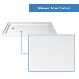 DreamLine DLT-1130601 SlimLine 30 in. D x 60 in. W x 2 3/4 in. H Left Drain Single Threshold Shower Base in White