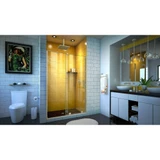 DreamLine SHDR-1948724-04 Mirage-Z 44-48 in. W x 72 in. H Frameless Sliding Shower Door in Brushed Nickel