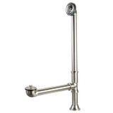 Kingston Brass CC2088 Clawfoot Tub Waste And Overflow Drain - 20 Gauge - Brushed Nickel