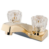 Kingston Brass Two Handle 4" Centerset Lavatory Faucet - Polished Brass - KB102LP