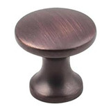 Hardware Resources 3915-DBAC 1" Diameter Cabinet Knob - Screws Included - Brushed Oil Rubbed Bronze