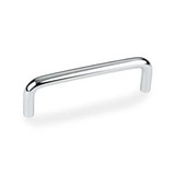 Hardware Resources 3-13/16" Overall Length Steel Wire Cabinet Pull - 3-1/2" center-to-center Holes - Screws Included - Polished Chrome - S271-3.5PC