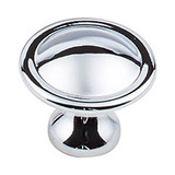 Hardware Resources 1-1/8" Diameter Cabinet Knob - Screws Included - Polished Chrome - 647PC