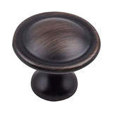 Hardware Resources 1-1/8" Diameter Cabinet Knob - Screws Included - Brushed Oil Rubbed Bronze - 647DBAC
