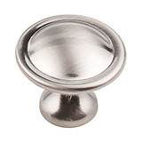 Hardware Resources 1-1/8" Diameter Cabinet Knob - Screws Included - Satin Nickel - 647SN