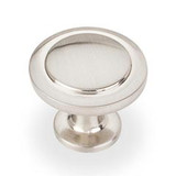Hardware Resources 1-1/4" Diameter Cabinet Knob - Screws Included - Satin Nickel - 3960-SN