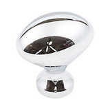 Hardware Resources 1-1/8" Diameter Cabinet Knob - Screws Included - Polished Chrome - 897PC