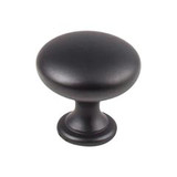 Hardware Resources 3910-MB 1-3/16" Diameter Cabinet Knob - Screws Included - Matte Black