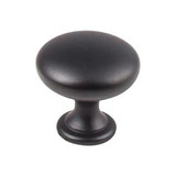Hardware Resources 1-3/16" Diameter Cabinet Knob - Screws Included - Matte Black - 3910-MB