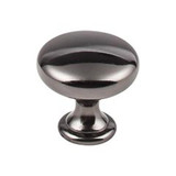 Hardware Resources 3910-BN 1-3/16" Diameter Cabinet Knob - Screws Included - Black Nickel