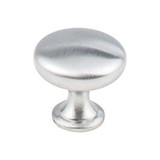 Hardware Resources 1-3/16" Diameter Cabinet Knob - Screws Included - Brushed Chrome - 3910-BC